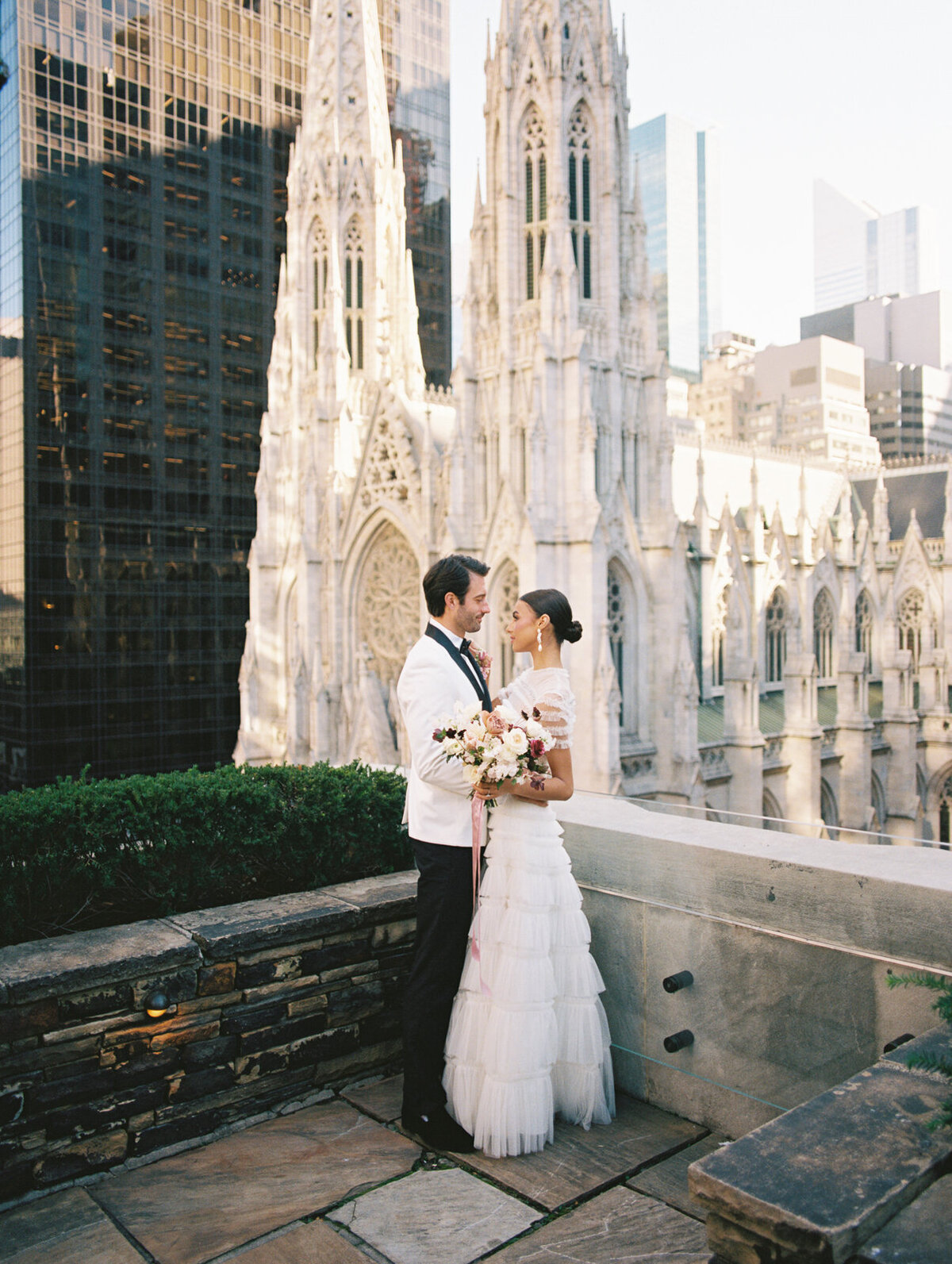 620 Loft & Garden Private Penthouse Wedding - New York City - Stephanie Michelle Photography - Britt Jones Co-105