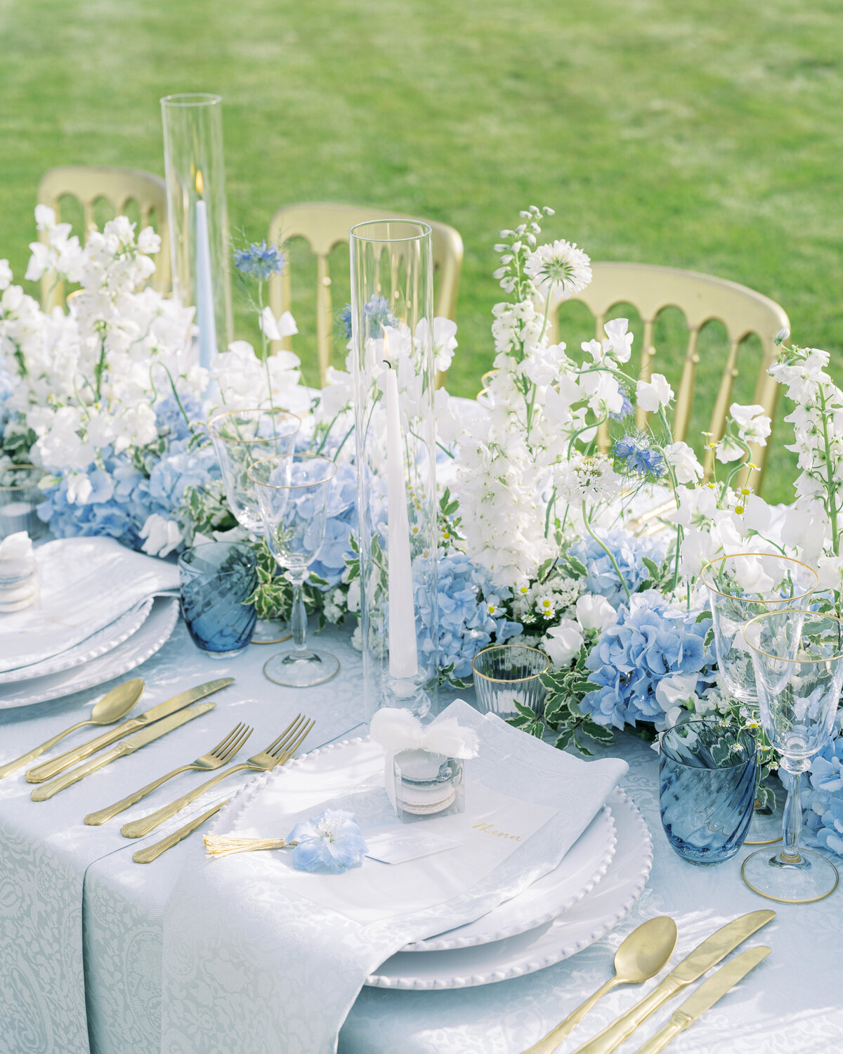 Wedgewood inspired tablescape at Somerley House wedding venue