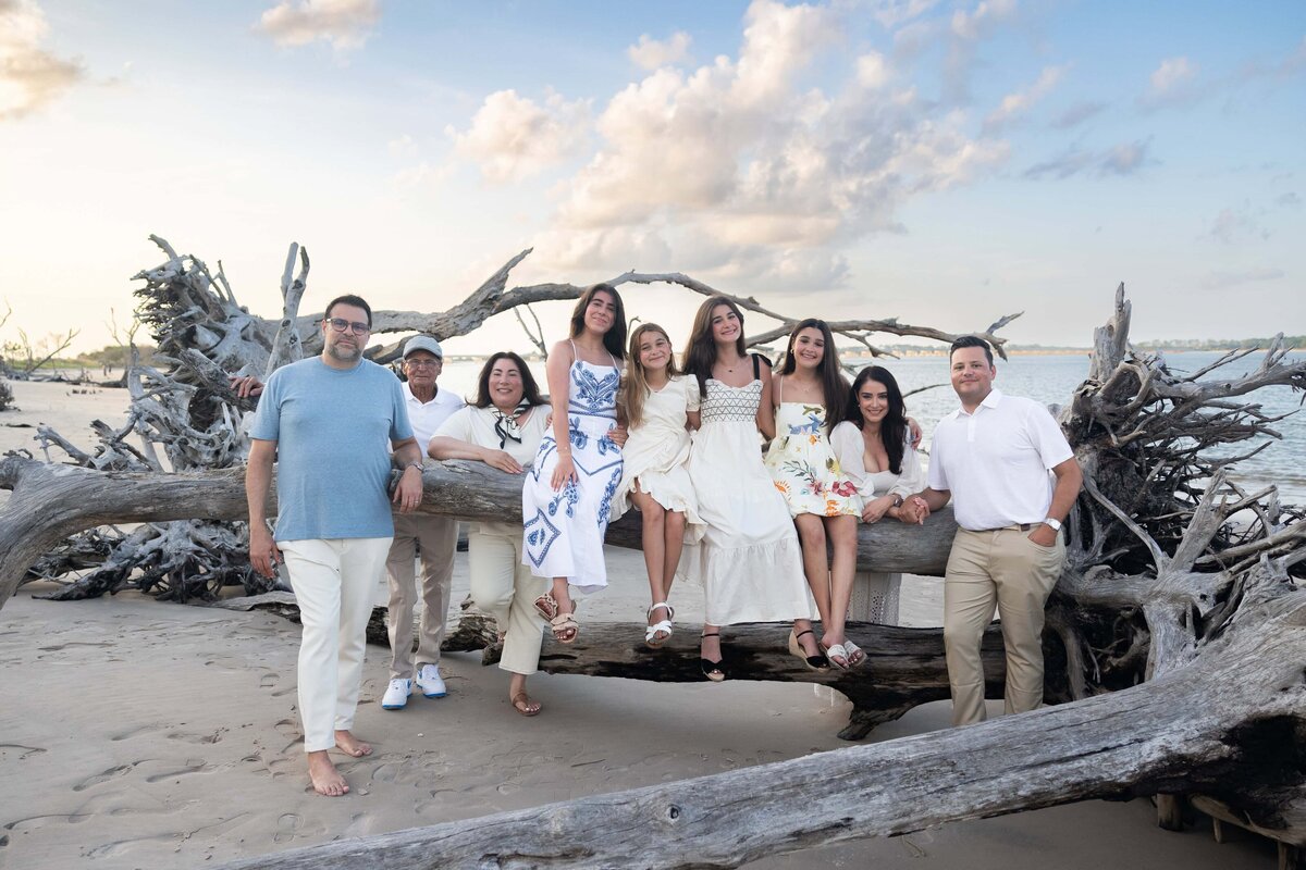 Jacksonville Family Photographer | Family photos at Boneyard Beach, Big Talbot Island | Phavy Photography-0630