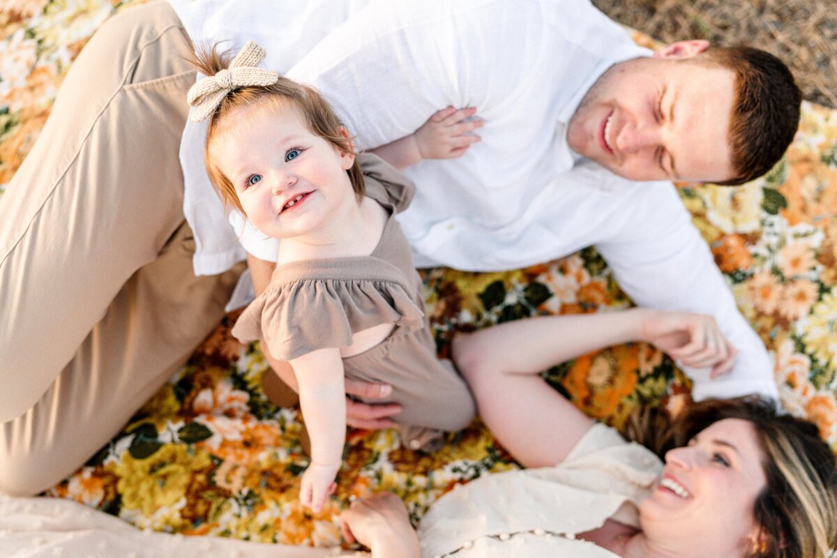 family-on-blanket