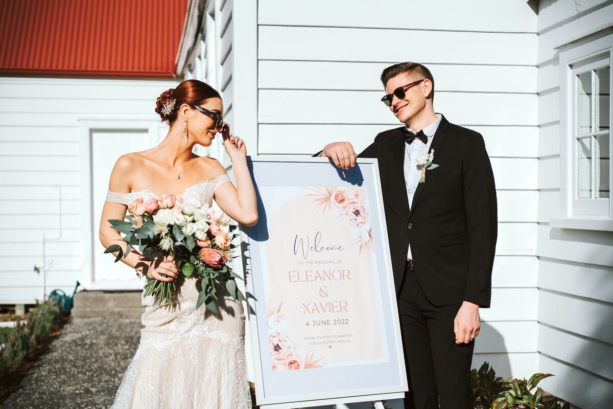 NZ wedding planner organising romantic mini wedding