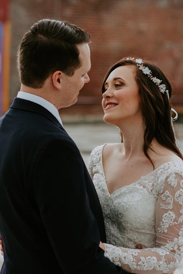 Wedding Makeup and Flower Hair Crown