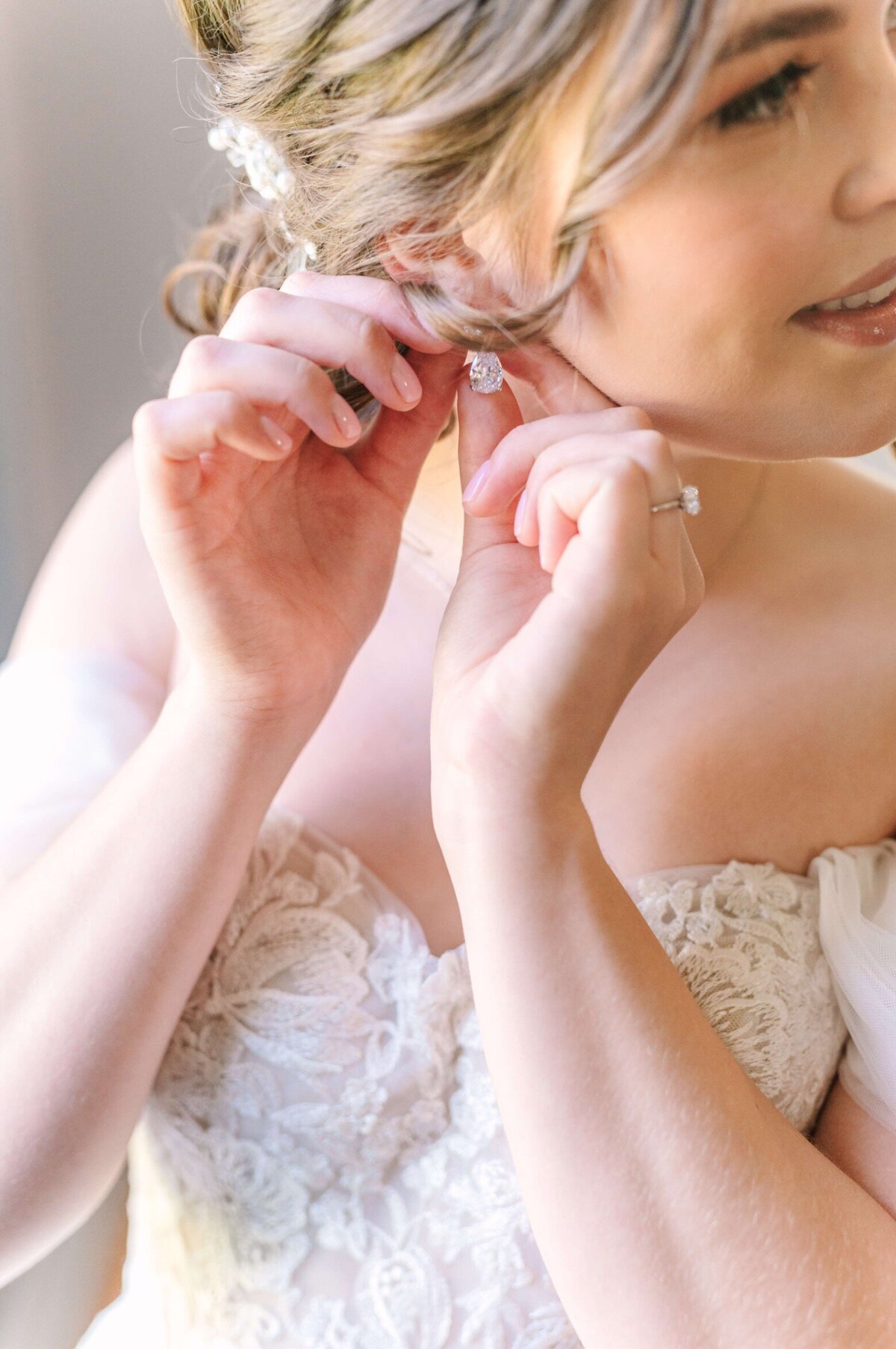 Bride Getting Ready