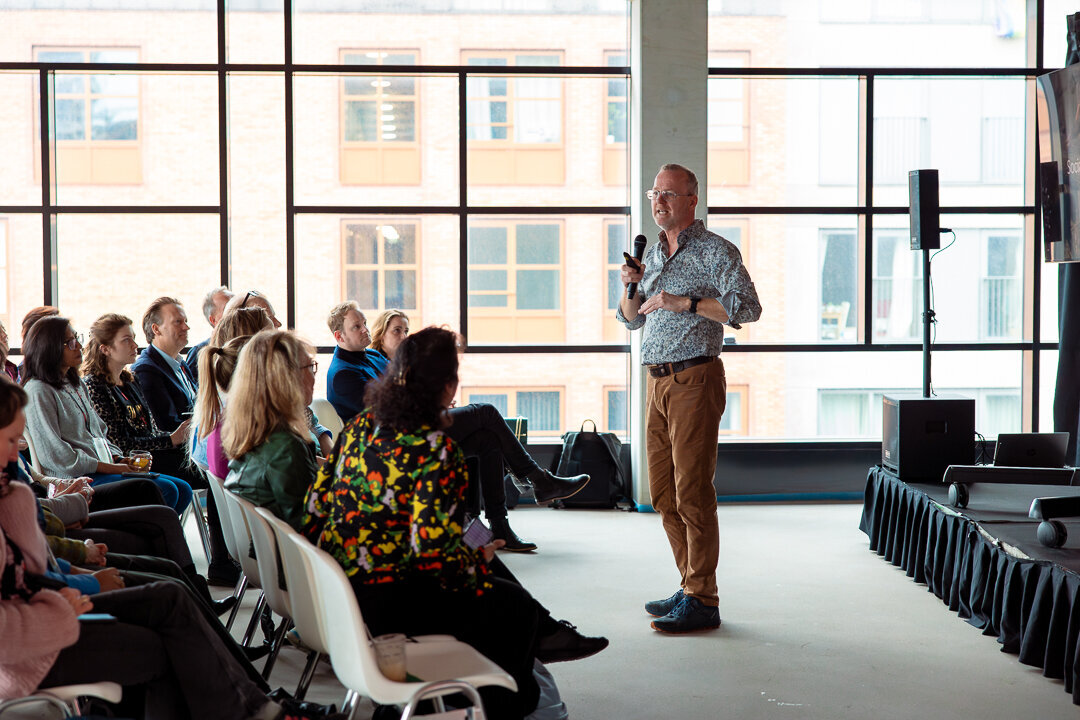 Video en fotografie tijdens live masterclass voor ondernemers in Amsterdam