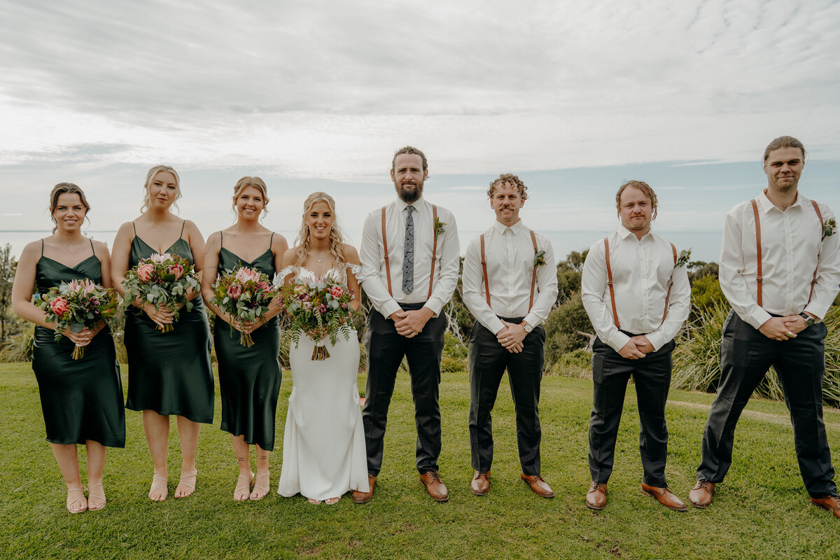 Eliza and Luke's big day by wedding photographer Mornington, Jake Grinde.