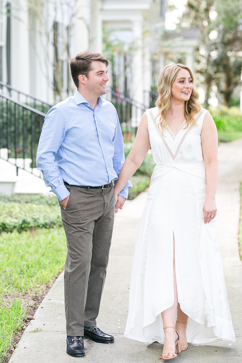 Lovely cloudy day engagement session in Baldwin Park Orlando | Baldwin Park engagement session Haley and Alex-3