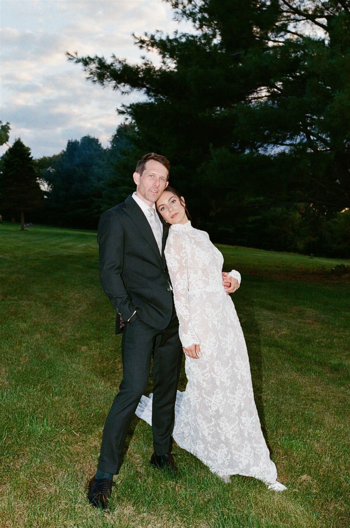 modern-brideandgroom-pose-for-portrait