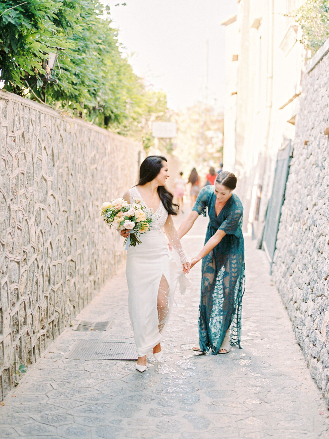Bridal party in Ravello