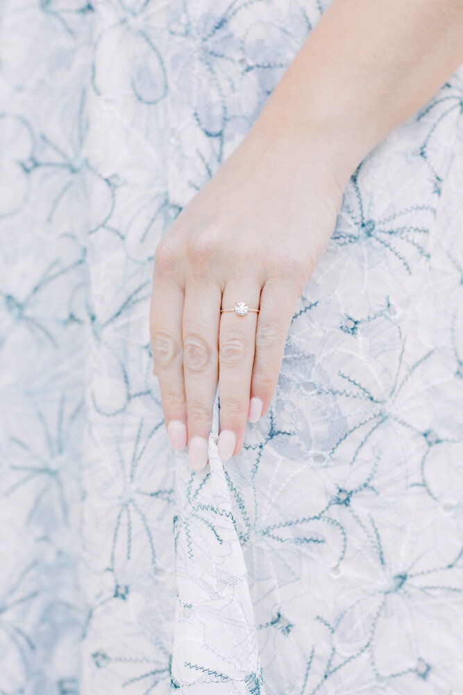 ENP - Garden Engagement Session with Willow Trees near ATL Georgia - Atlanta Wedding Photographer - Light and Airy Film Wedding Photographers in GA-4
