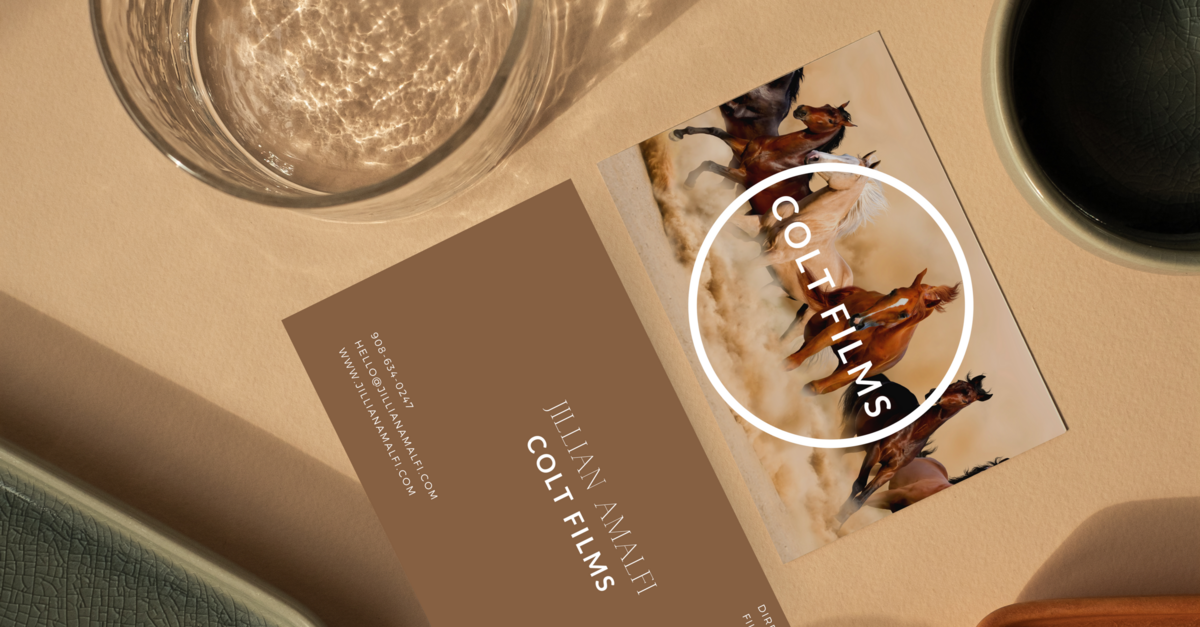 Photographer Videographer Business Card