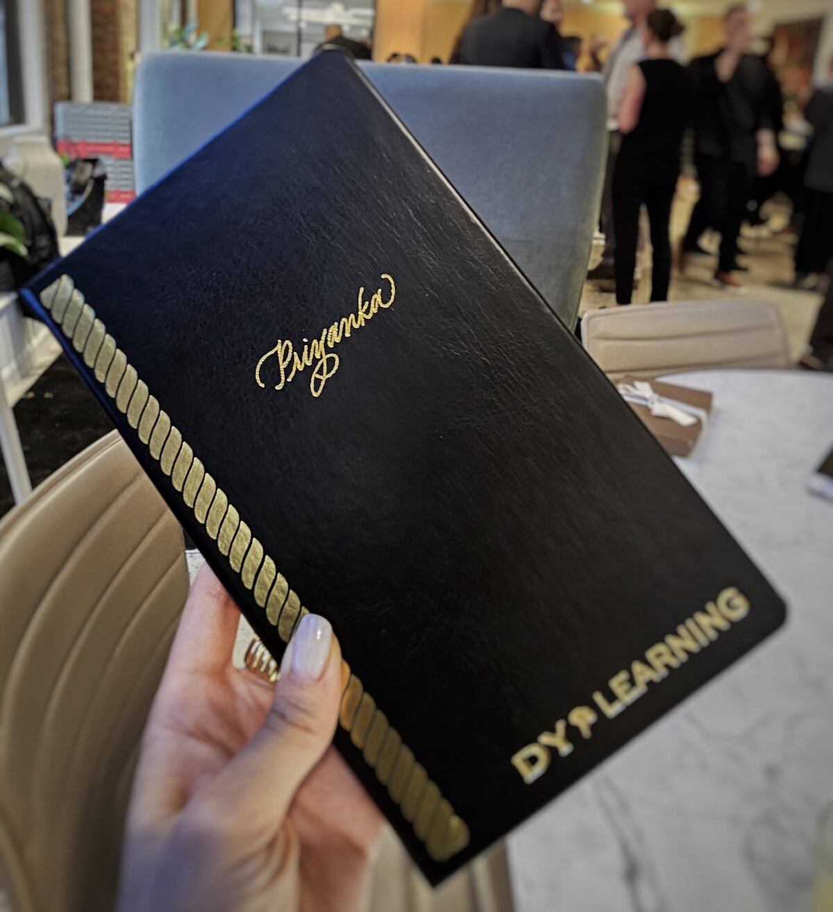 david yurman leadership notebook heat foil personalization
