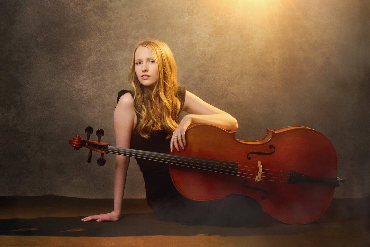 Elegant Senior Portrait Featuring Cello by High School Senior Picture Photographer-33