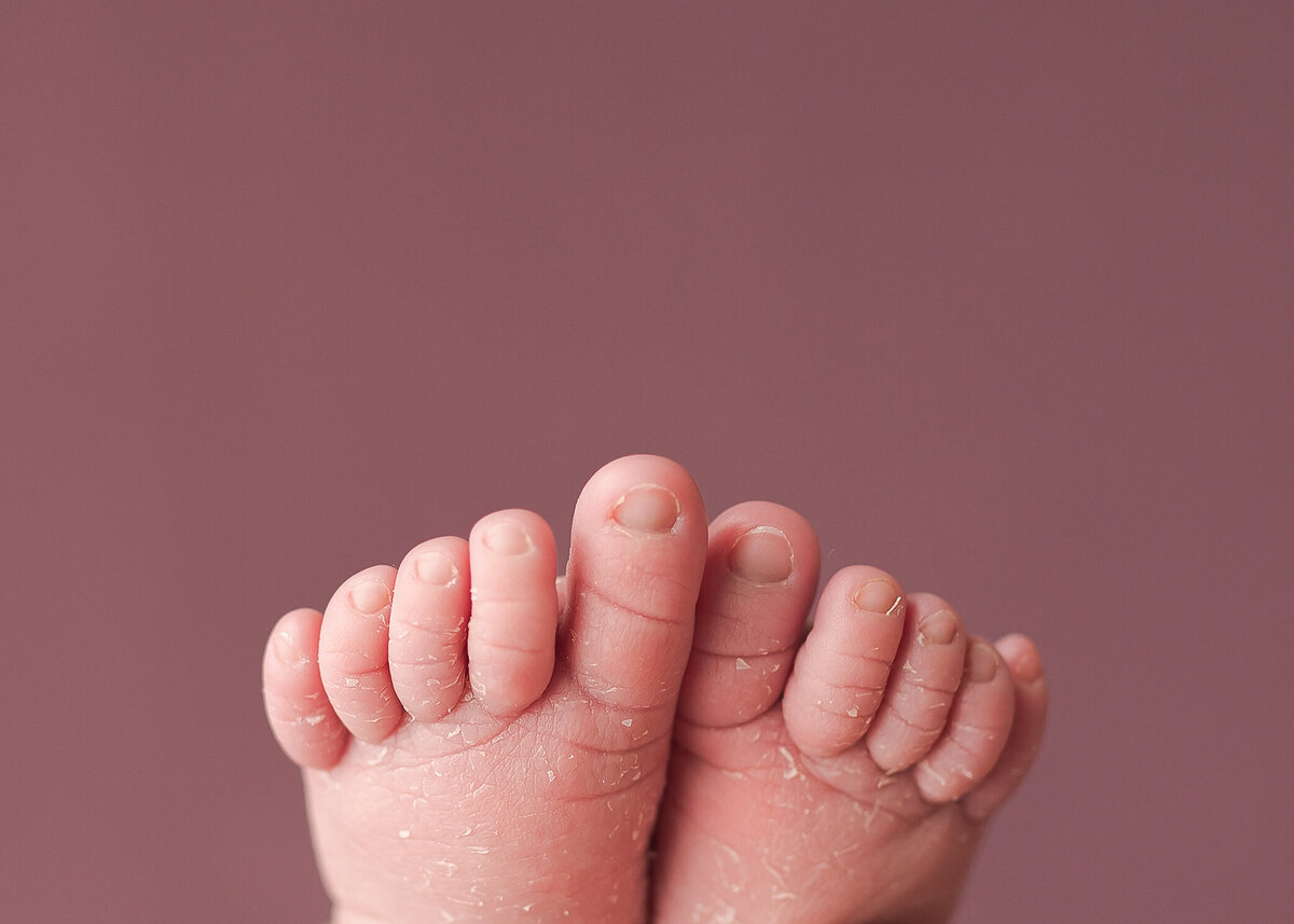 Baby toes during southern Oregon photo session, by Katie Anne