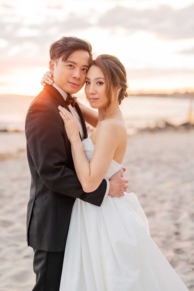 Beach Wedding Photos at Harkness State Park CT