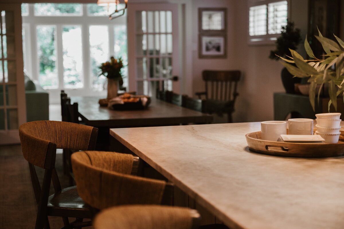 dewine design orlando interior design vintage cove trail kitchen island with barstools