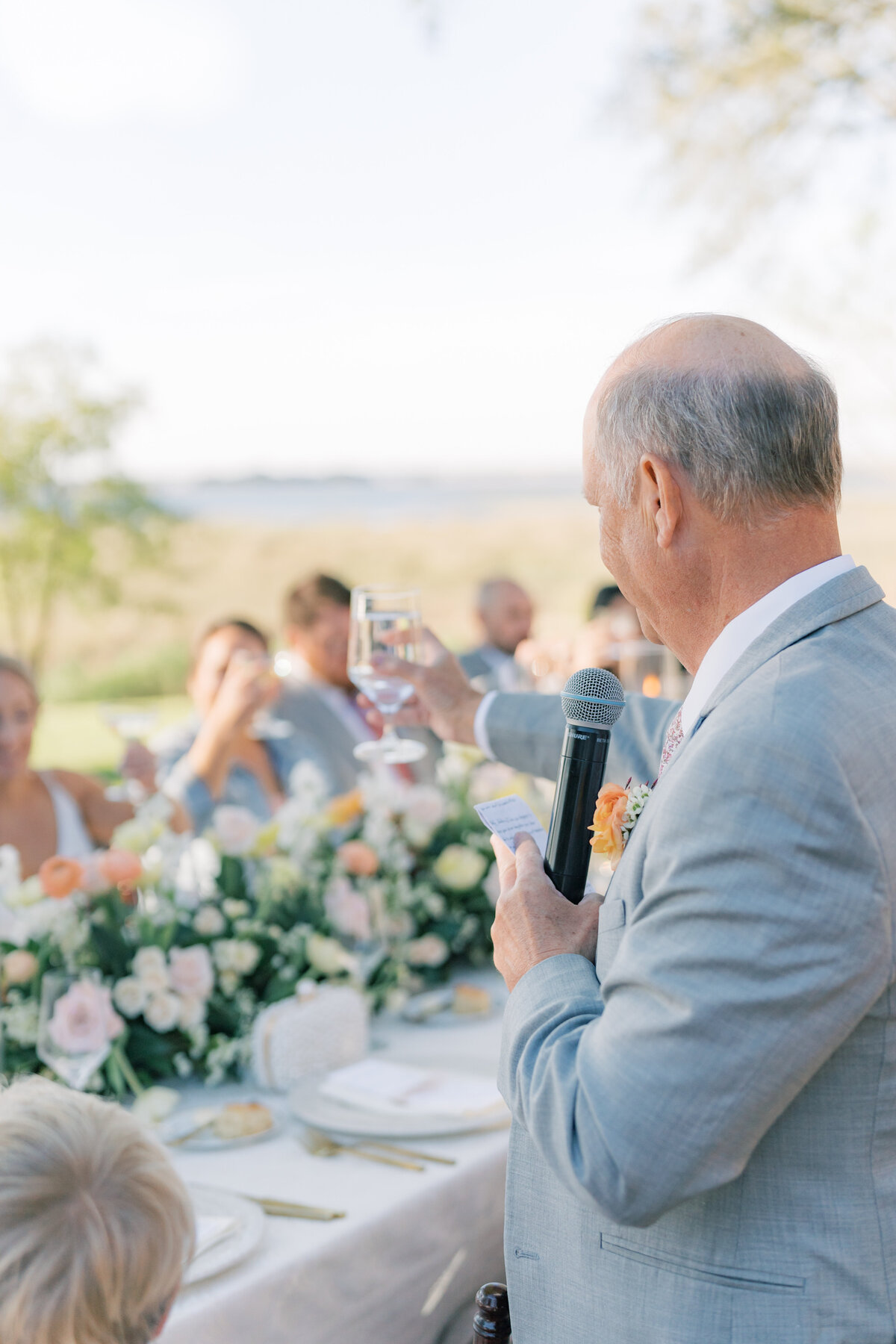 outdoor_Wedding_reception_speeches_toast_Lowndes_Grove_River_House_kailee_dimeglio_photography-1123
