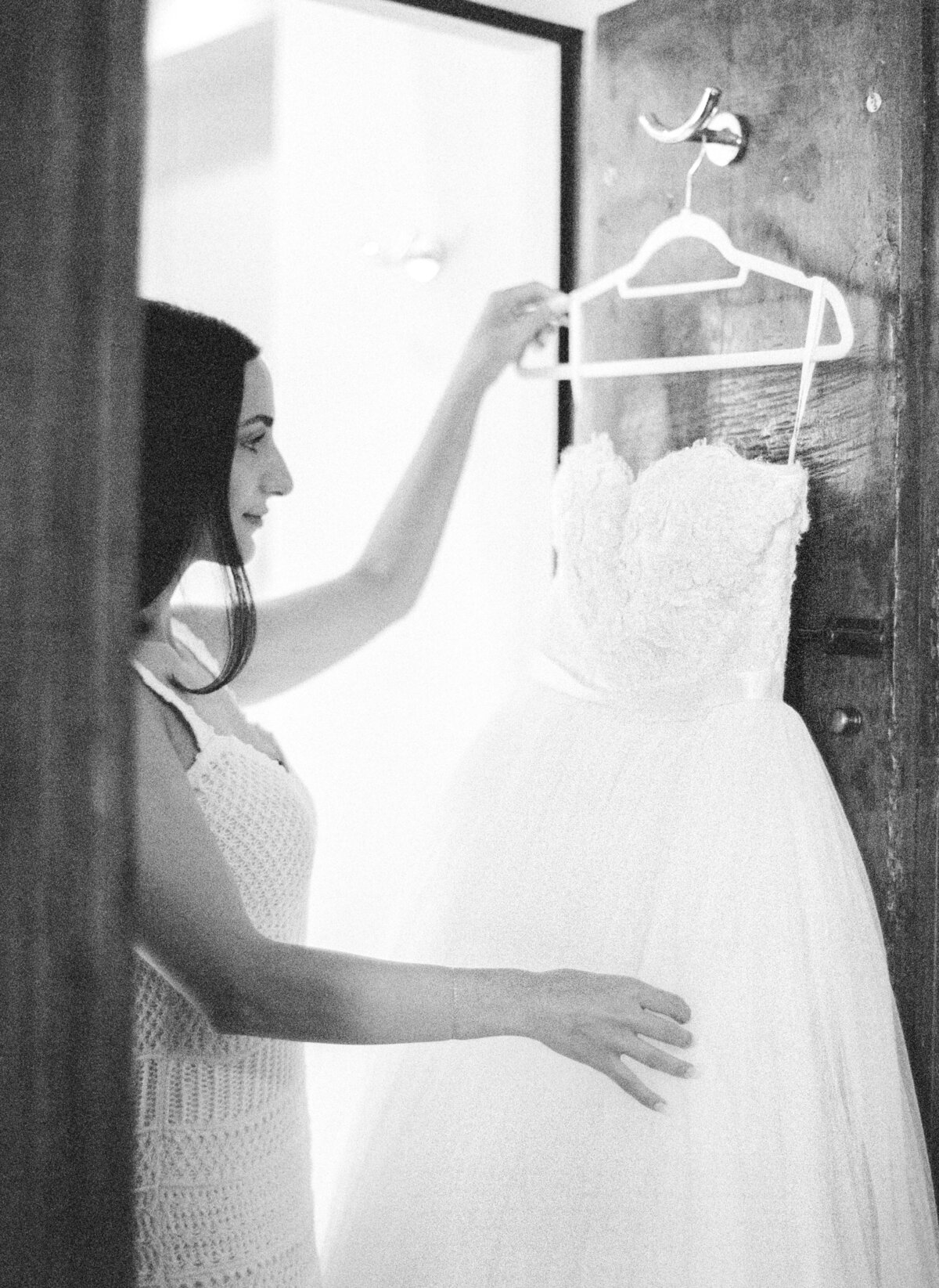 Film photograph of an elopement at Villa Cassinela on Lake Como in Italy