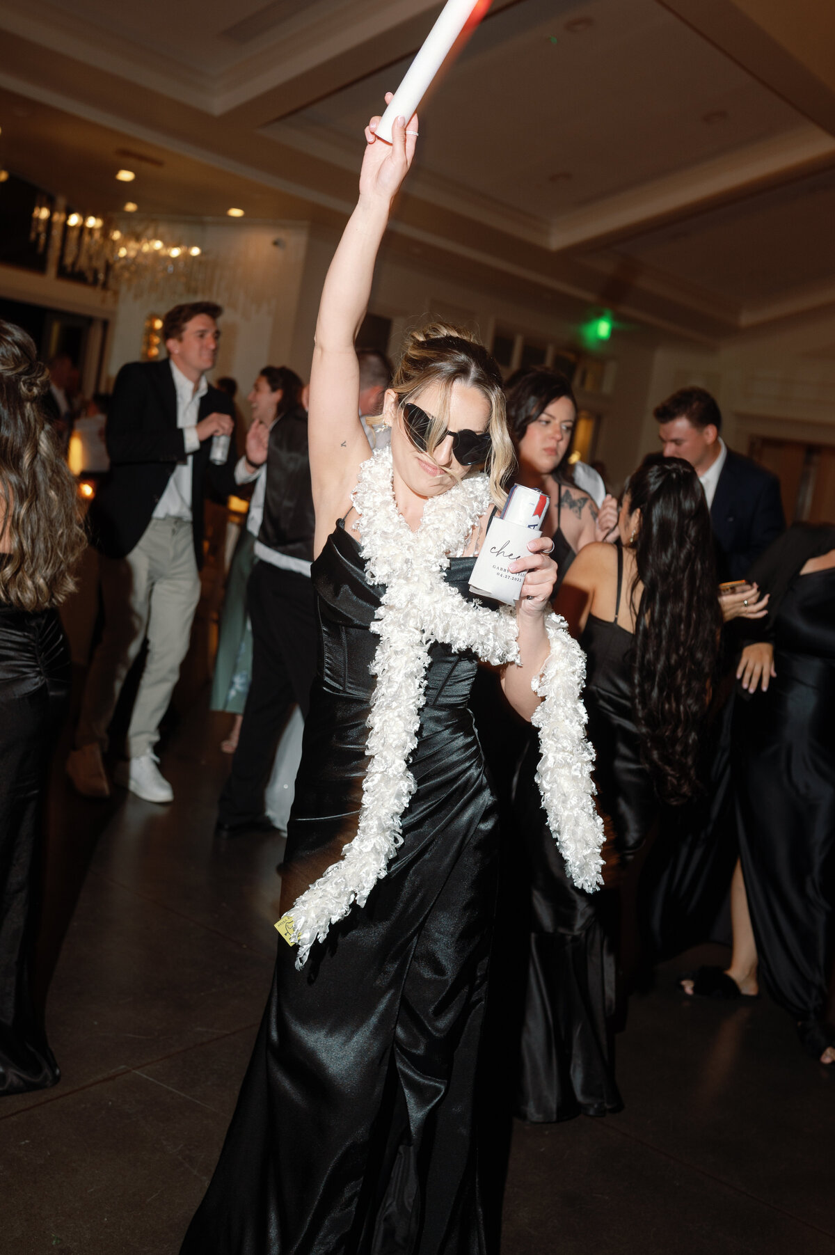Having fun at reception - Donovan Manor - Raleigh Wedding Photogapher