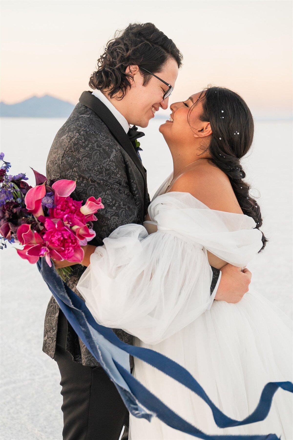 Milky Way Wedding at the Bonneville Salt Flats_092