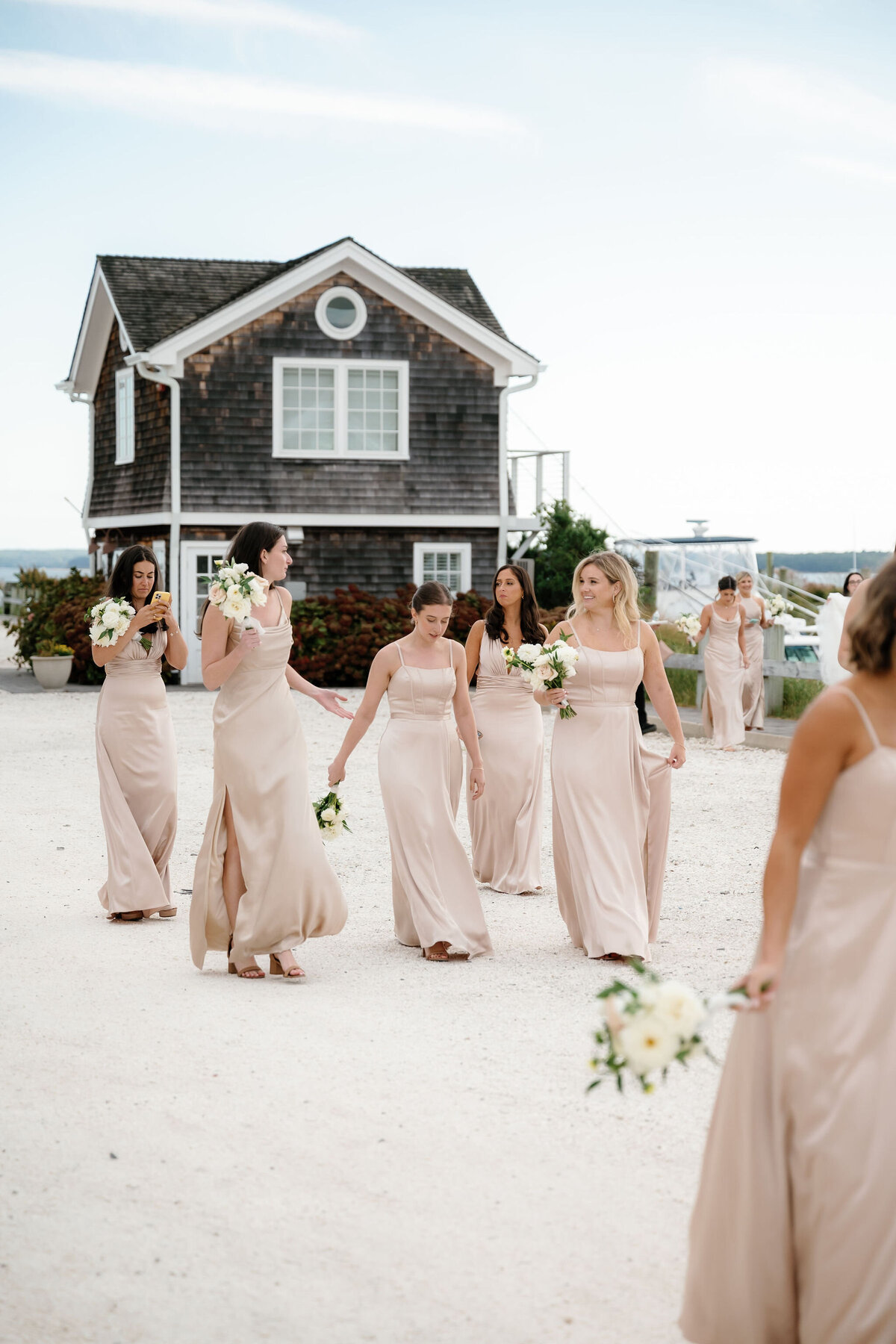 Outdoor Bridal Party Portrait by Lisa Blanche Photography