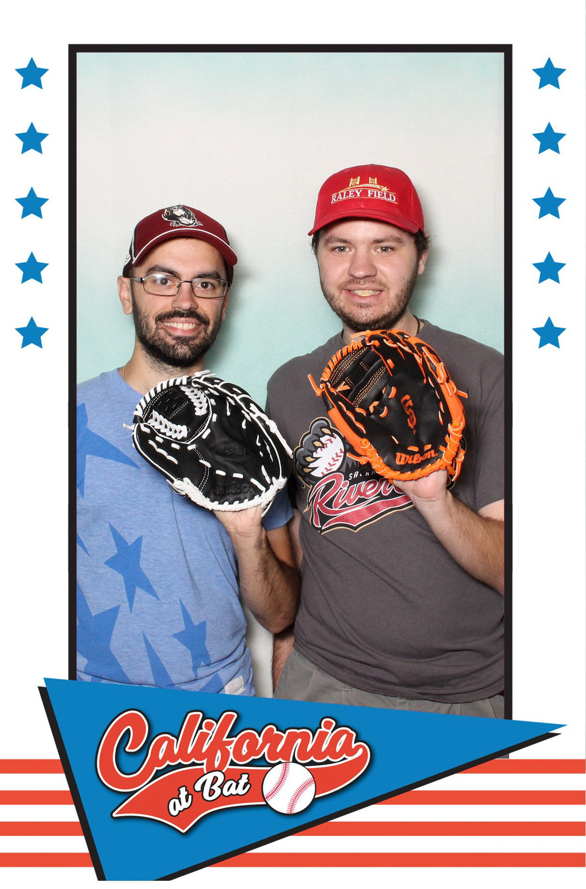 baseball gloves props photobooth