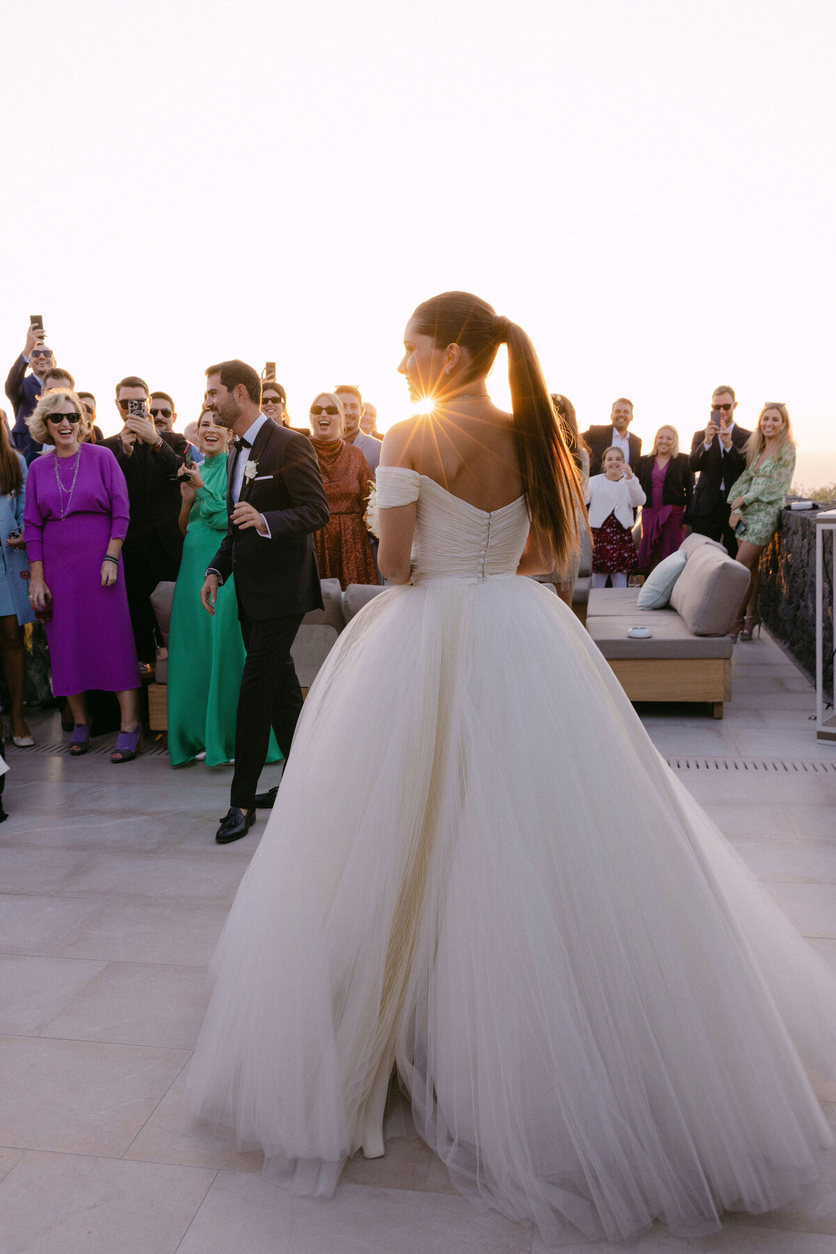 J&E | Glamorous Greece Wedding