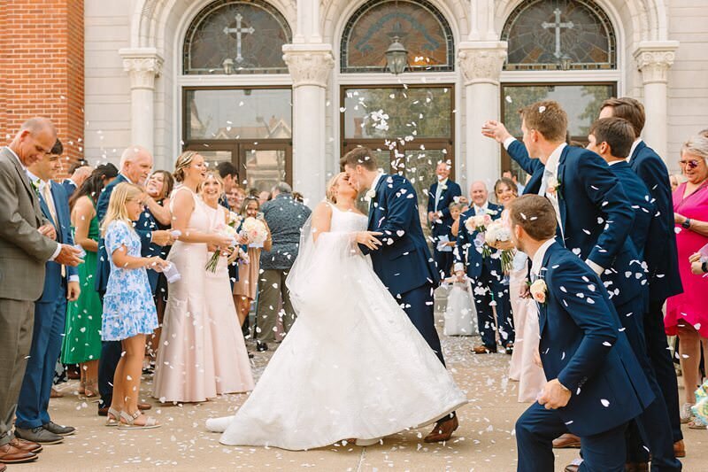 Wedding at St. Boniface with Reception at ECC214