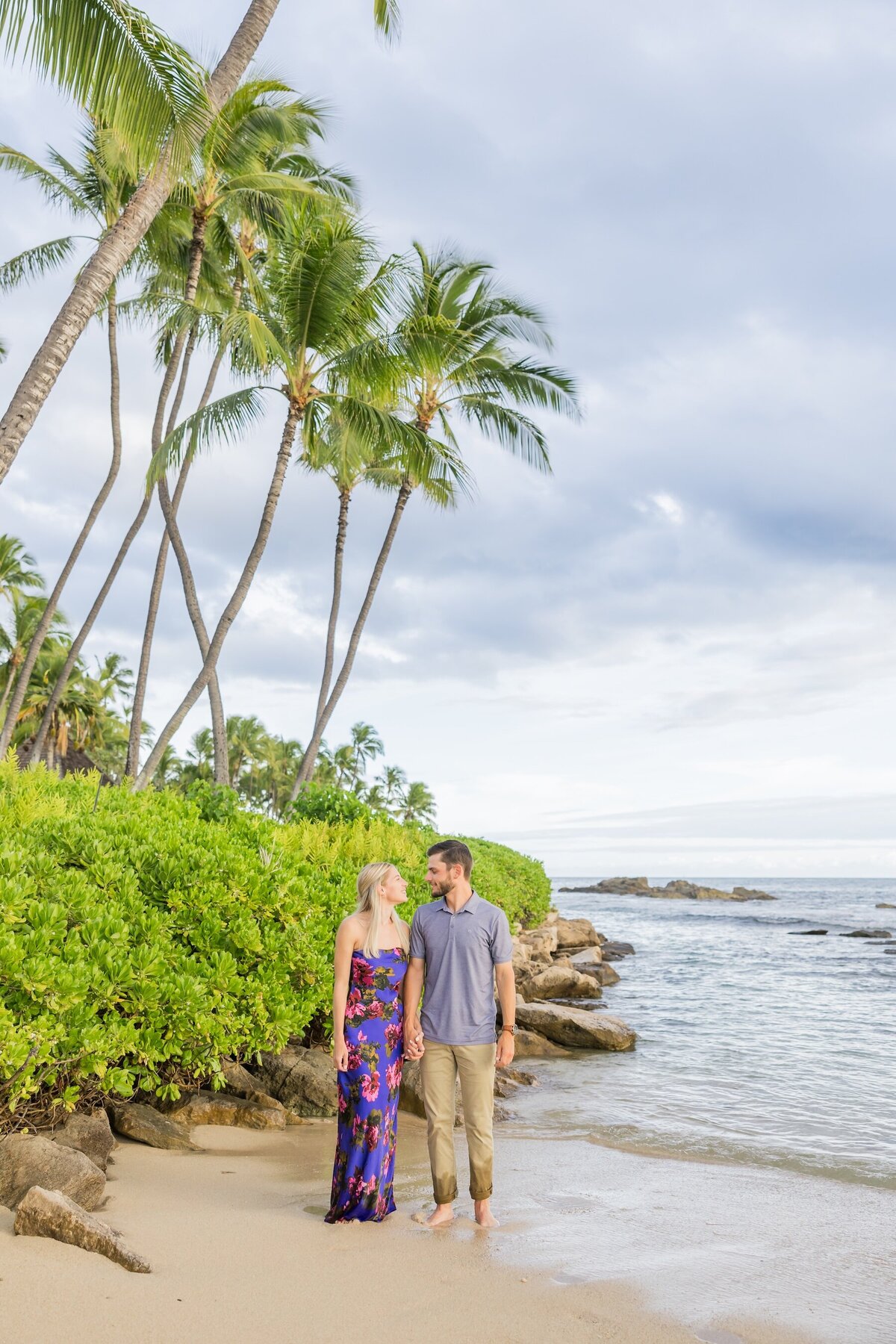Dream proposal in Oahu on the beach