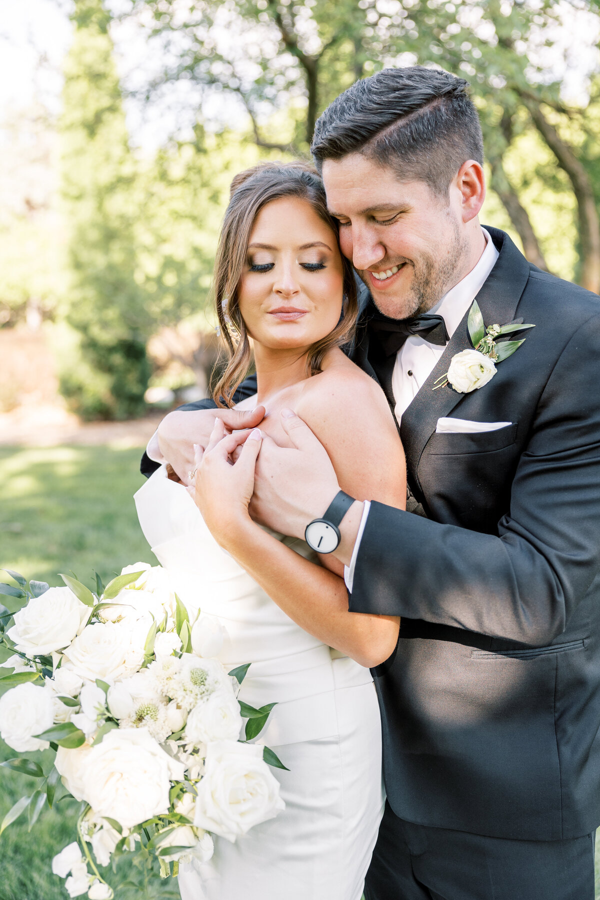 71 - © 2024 Ashley Nicole Creative - Emma & Parker Cottonwood Wedding - Bride & Groom