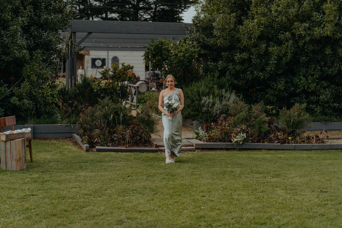 The bridal party by Balnarring Wedding photographer Jake Grinde