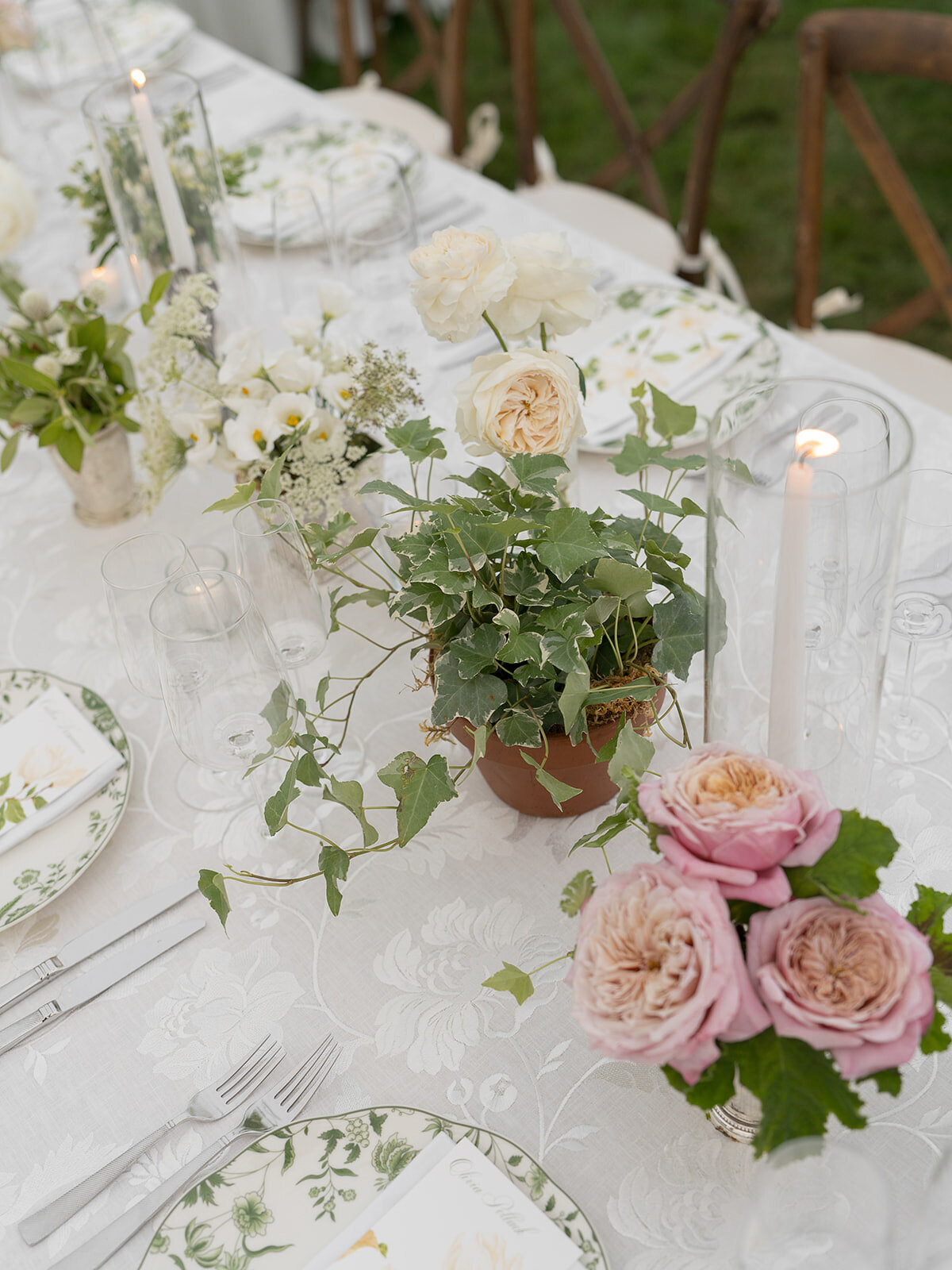 Annalise & Jonathan Tented Private Residence Connecticut Wedding-43