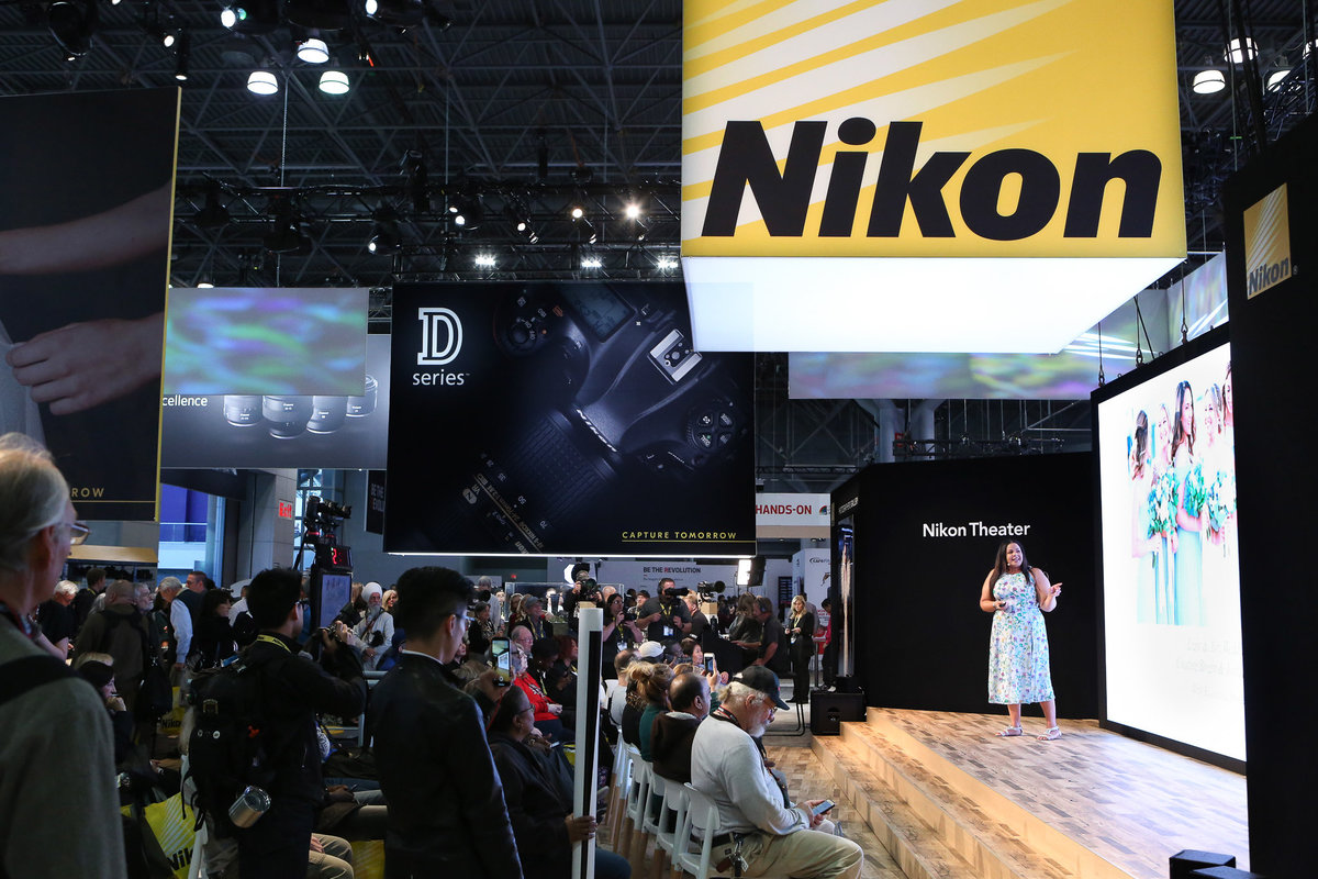 Kiamarie Stone, Nikon Top 100 Photographer, speaks on behalf of Nikon at large photography conference
