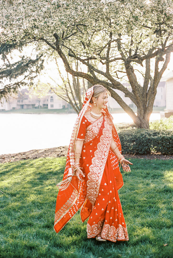 Michigan film wedding photographer Indian wedding0
