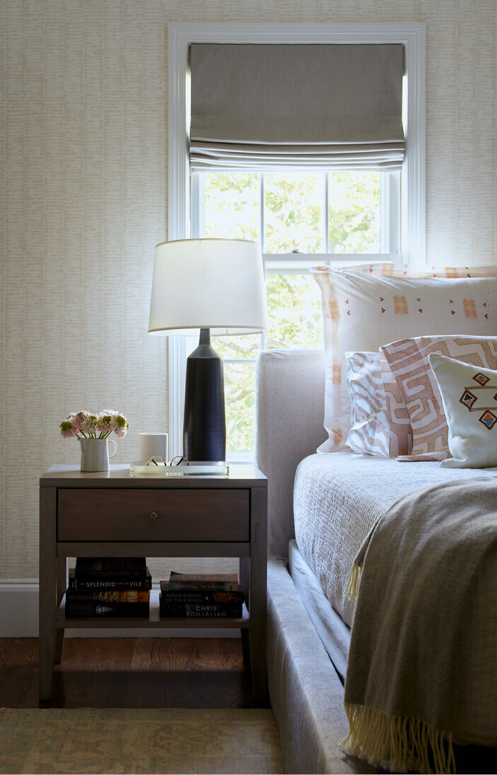 Traditional interior design at a historic Hingham home by interior decorators in Boston MA, blending classic elements with timeless elegance.