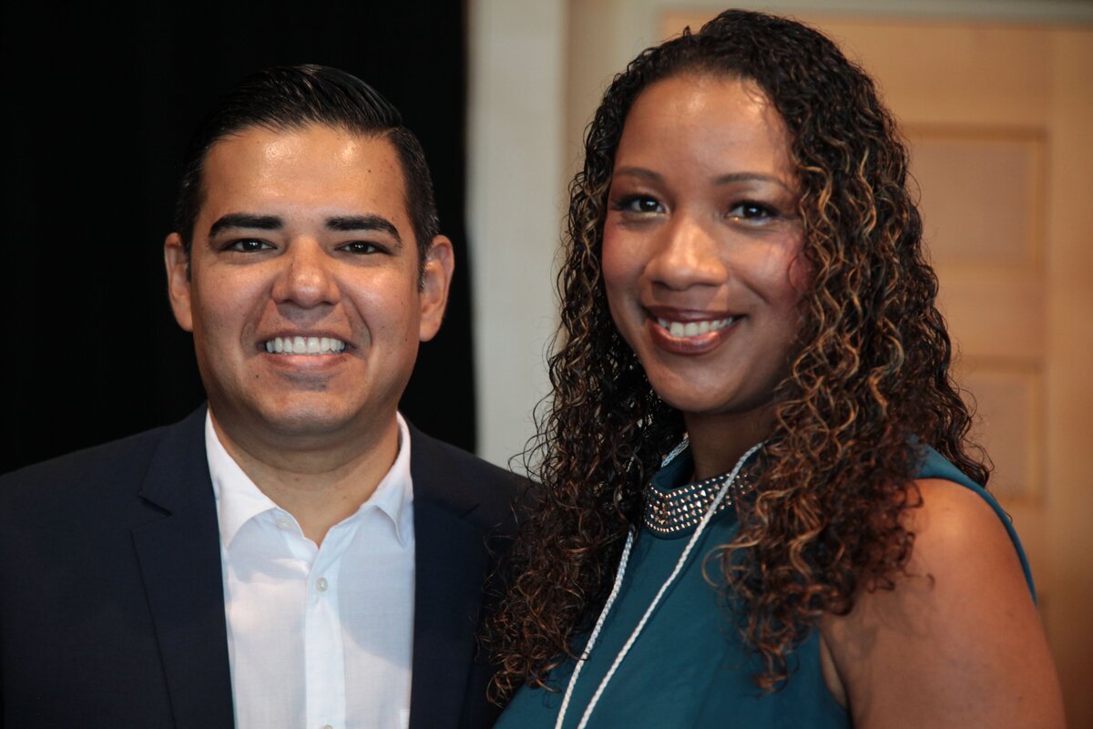 Gongressman Garcia and Lisa Mae
