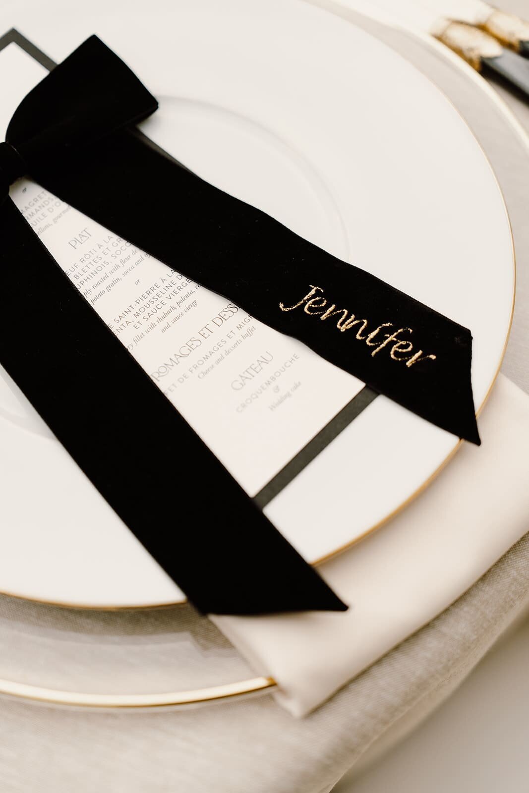 Embroidered-velvet-place-card