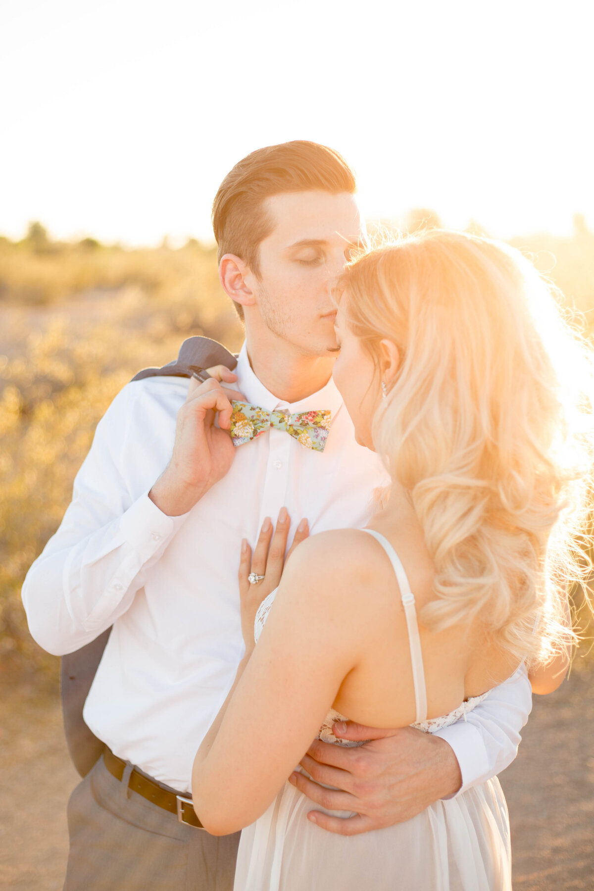 Capture the whimsy of your love with an engagement session at Papago Park in Scottsdale. This gallery features striking red rock formations, serene desert scenery, and playful moments that reflect the joy and excitement of your engagement