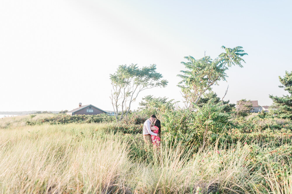 Hammonasset sunset engagement-7