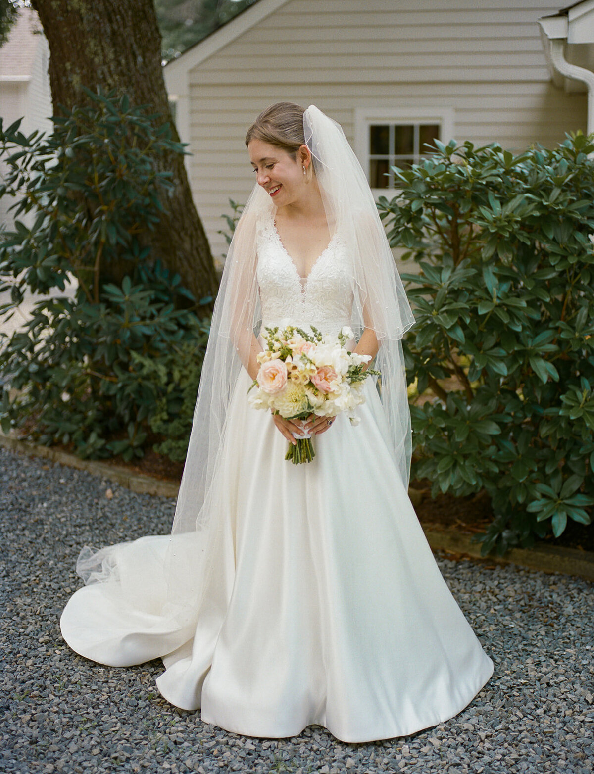 Annalise & Jonathan Tented Private Residence Connecticut Wedding-35