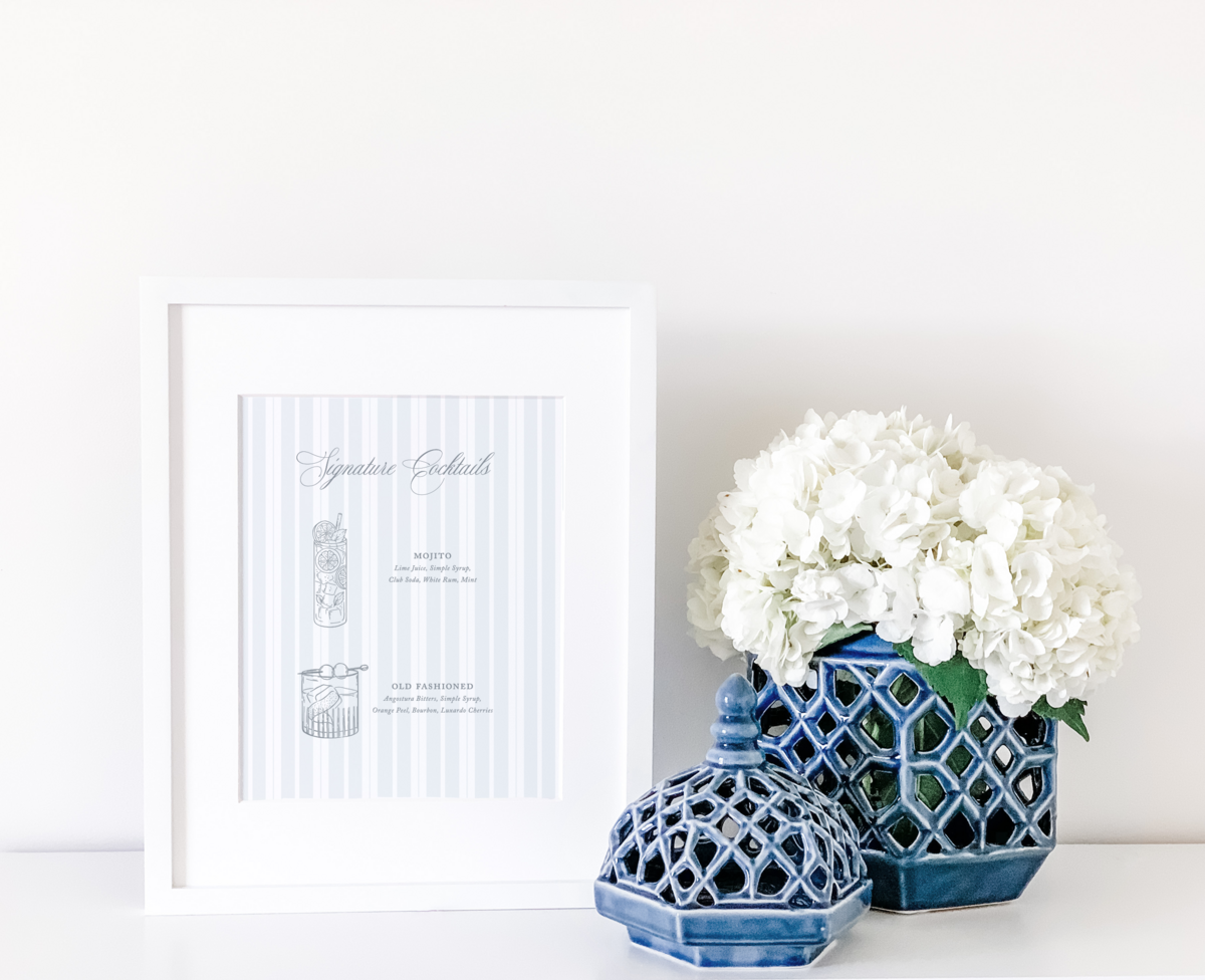 StripedCocktailSign_pottedhydrangea8x10