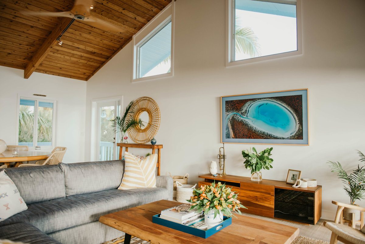 Modern Coastal Living Room by S. Fl based SOL Y MAR INTERIORS