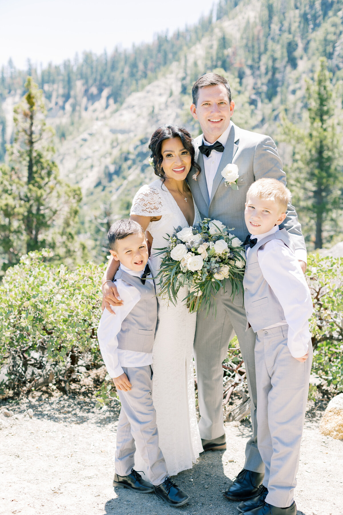 Lake Tahoe Mountaintop Elopement - 1