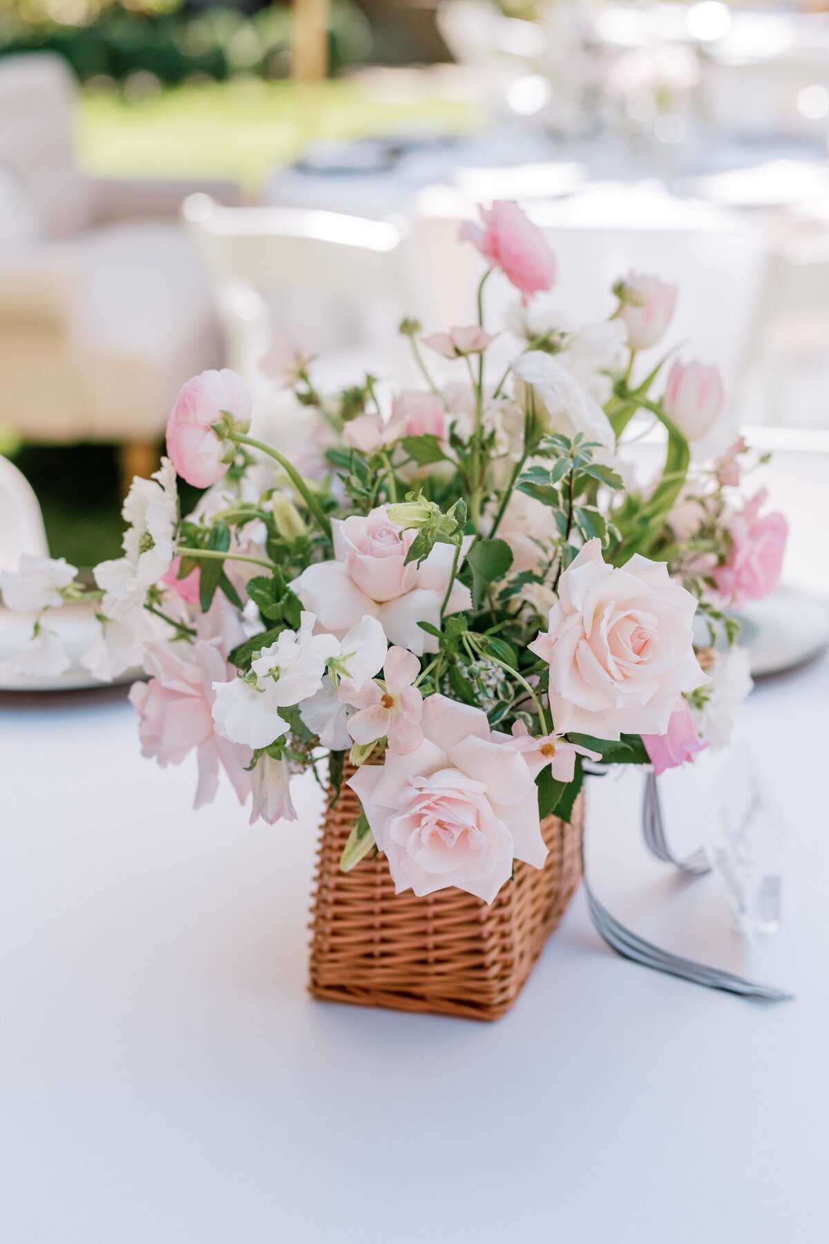 pink garden roses