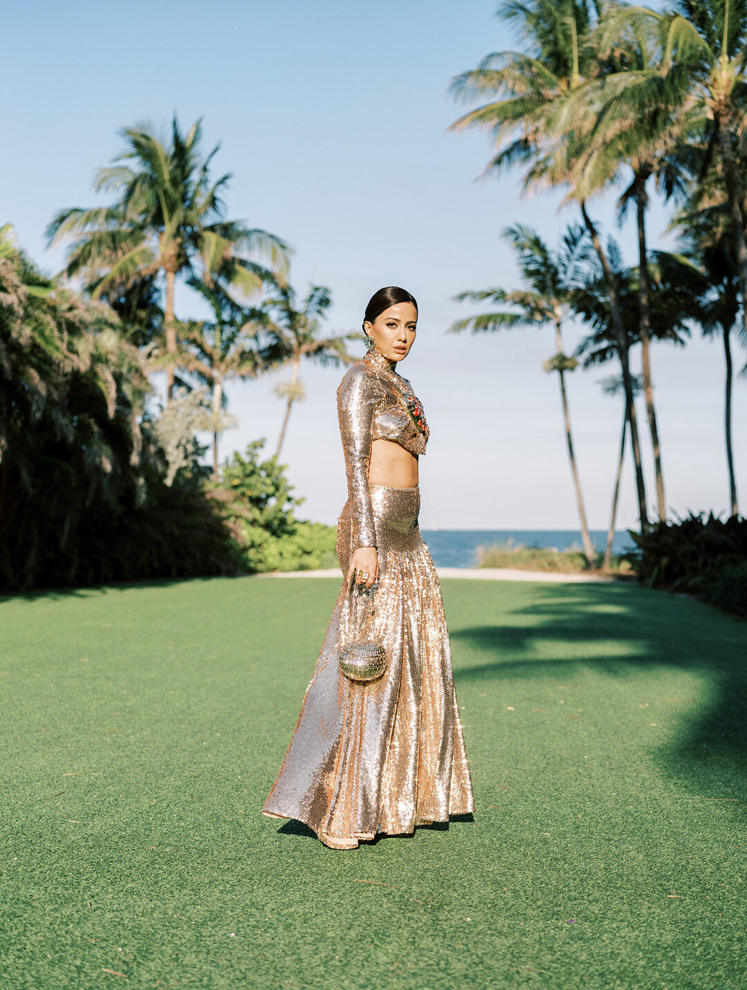 01 Welcome - Indian Sabyasachi Gown Wedding Miami Ritz Key Biscayne by GoBella.com @gobelladesign  15
