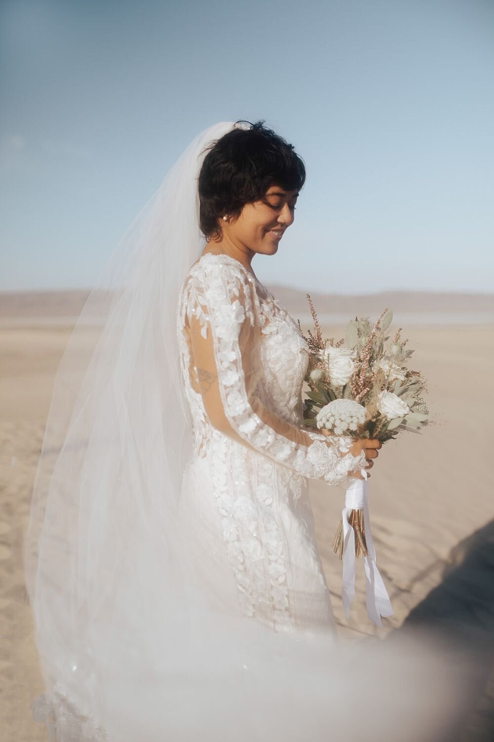 Daisy Randy Fenoli Bridals Reno Nevada Sand Dunes Katherine Krakowski Lake Tahoe Reno Photographer 23