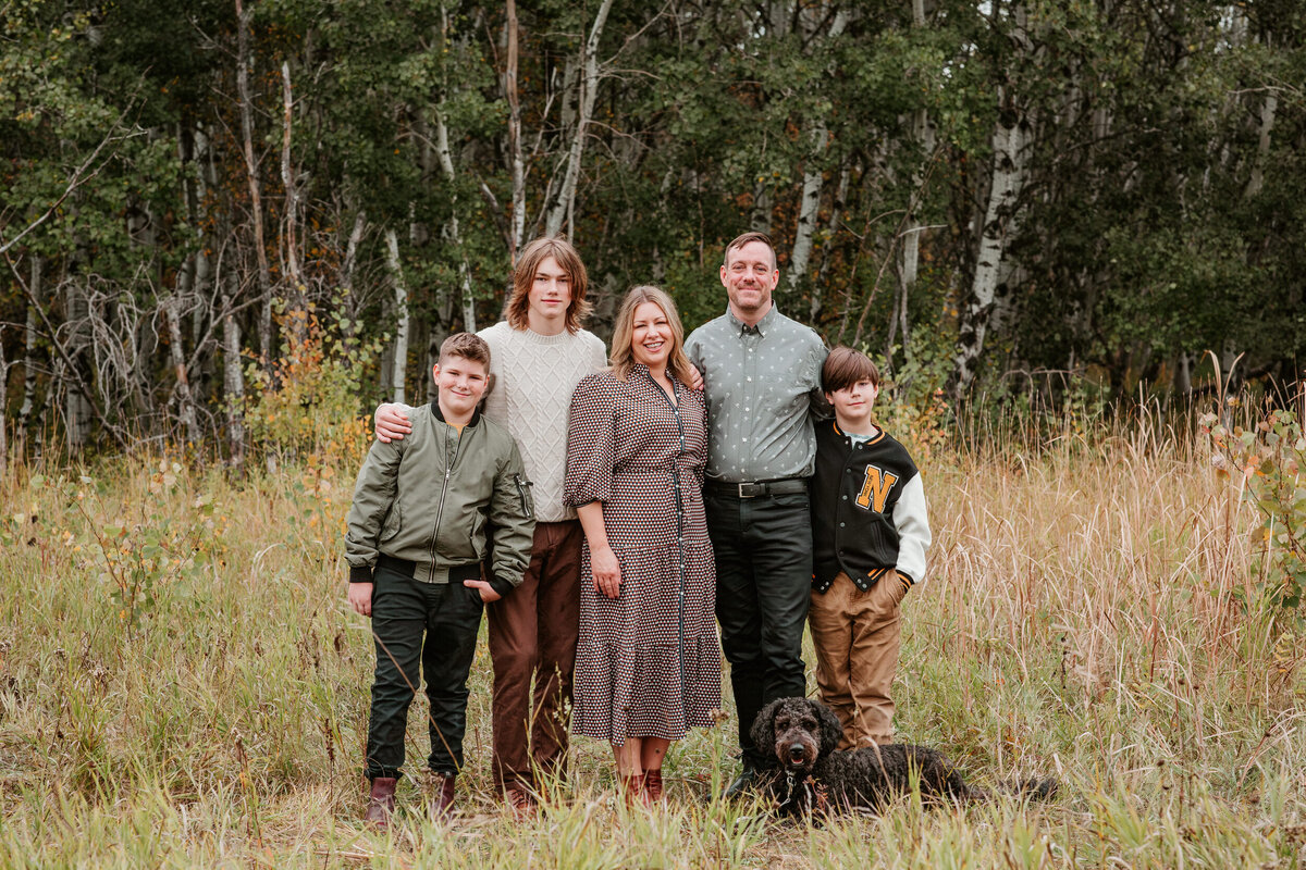 Fall family photos at Assiniboine Park 