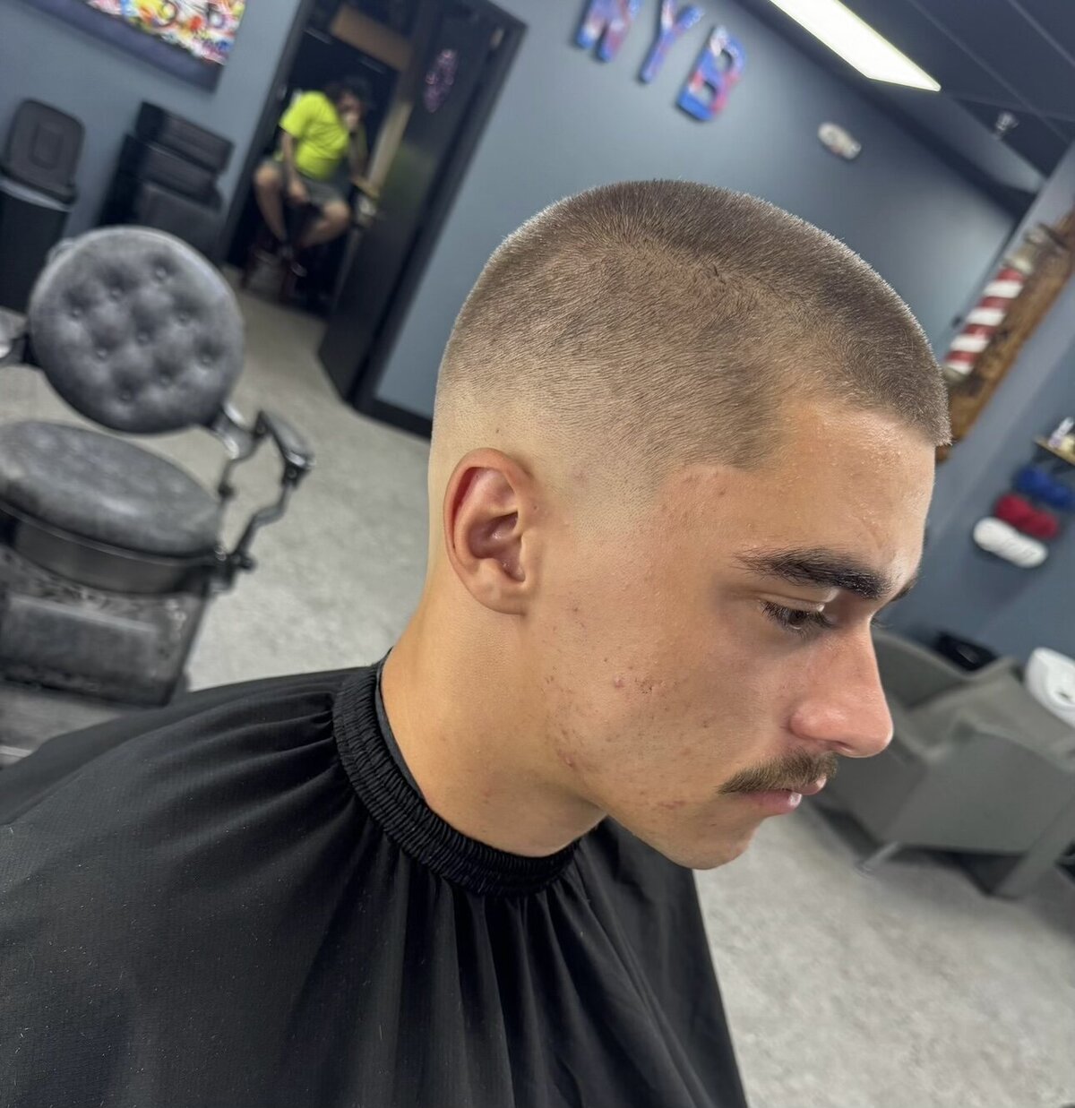 medium skin fade