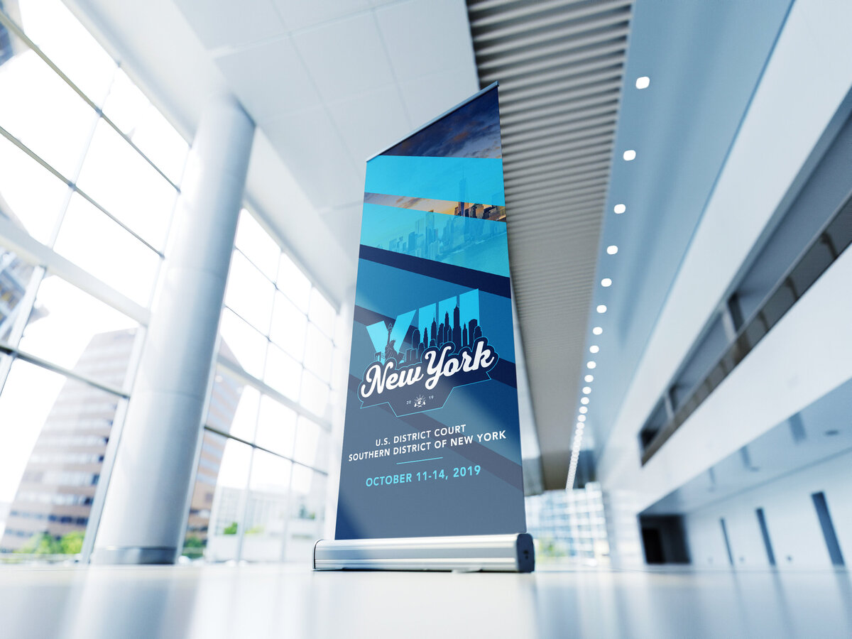 Branding + Retractable Banner Signage for Empire's 2019 New York Competition