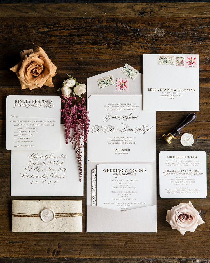 Custom Wedding Stationery Richards Notebook by GoBella 14