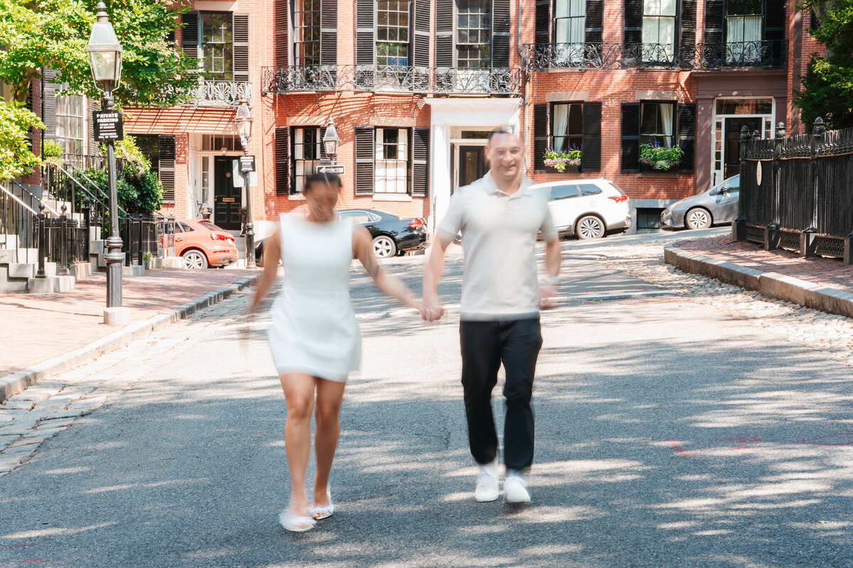 Romantic Boston engagement photography featuring emotional, editorial-style couple portraits.